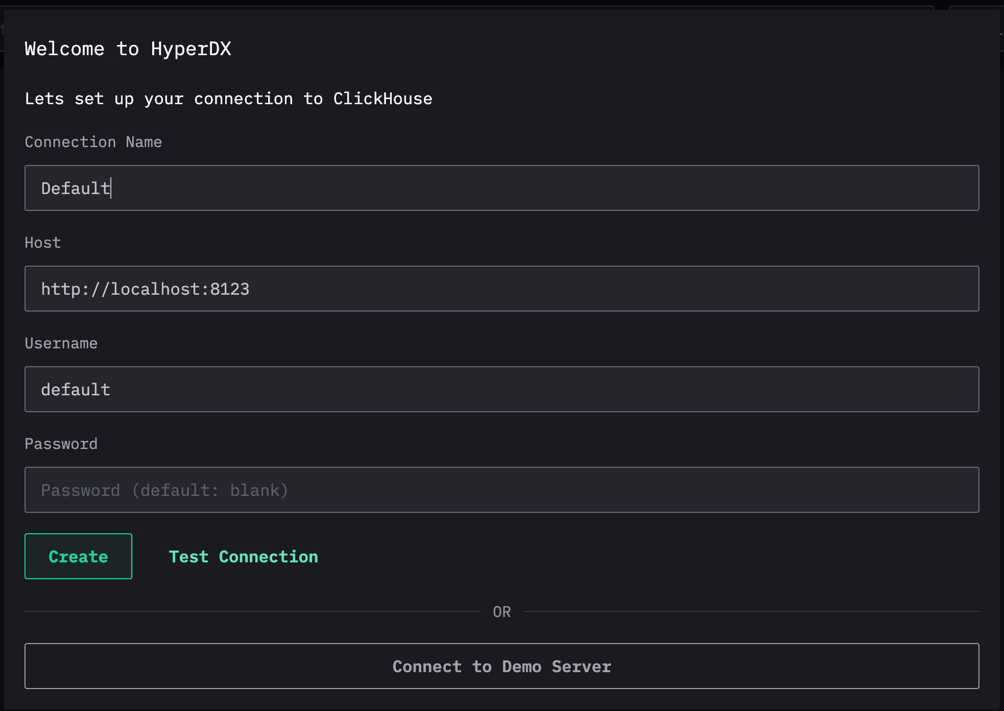 Create login